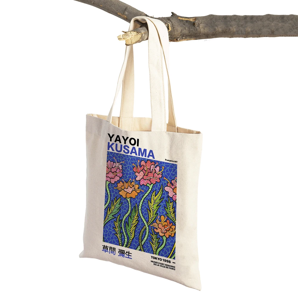 Japanese Yayoi Kusama Print Shopper Bag Weird Mother-in-law