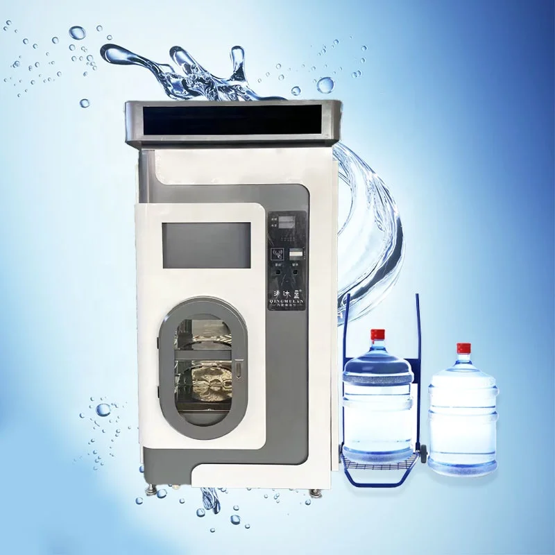 Combo Ice & Water Vending Machine/Automatic Ice & Water Dispenser 5