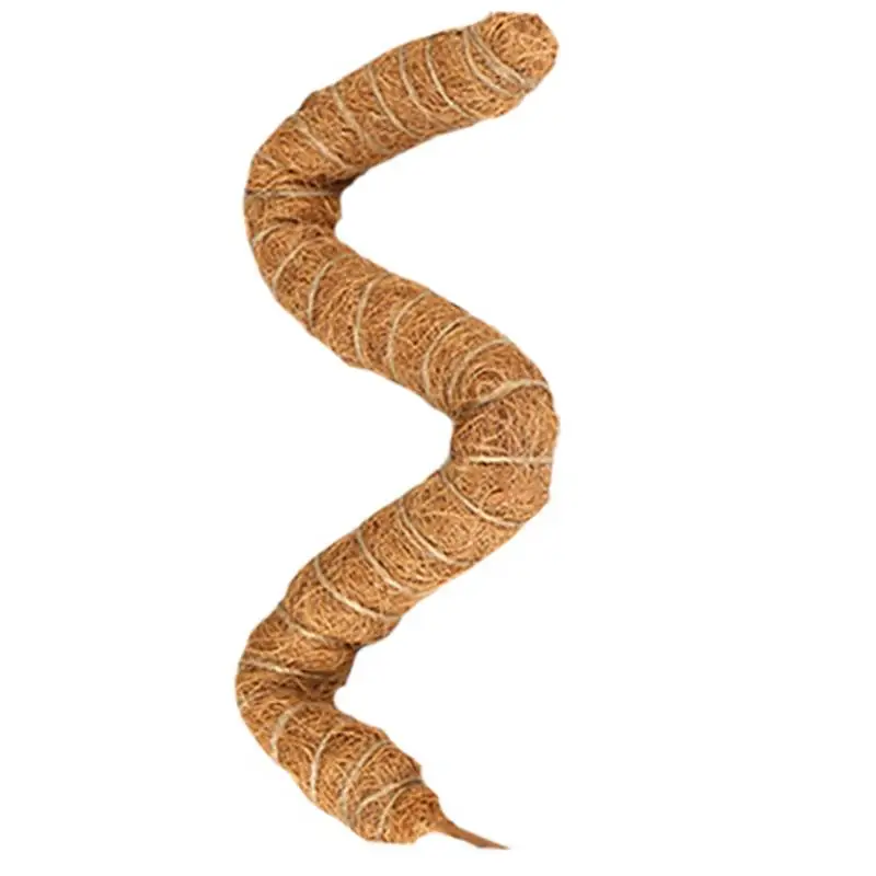 

Гибкий Моховой столб, подъемный столб для растений, поддержка расширения для растений Monstera, натуральный кокосовый растительный столб