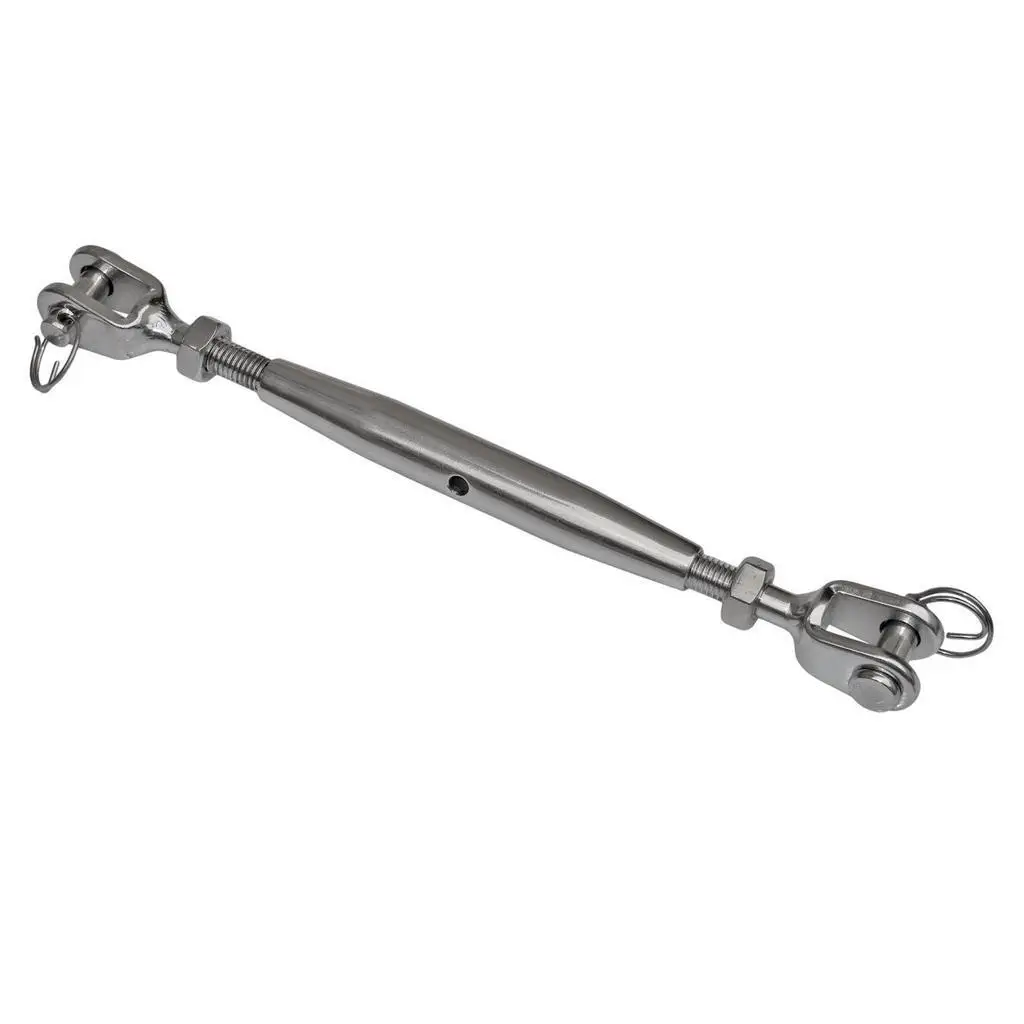 Stainless Steel Closed Body Turnbuckle Jaw Wire Rope Fork Rigging Screw M10