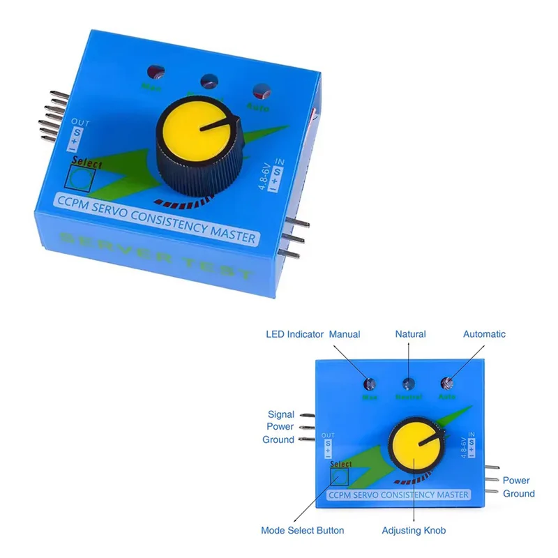 Testeur de Servo RC 3 Modes - Pour Hélicoptères, Avions, Voitures