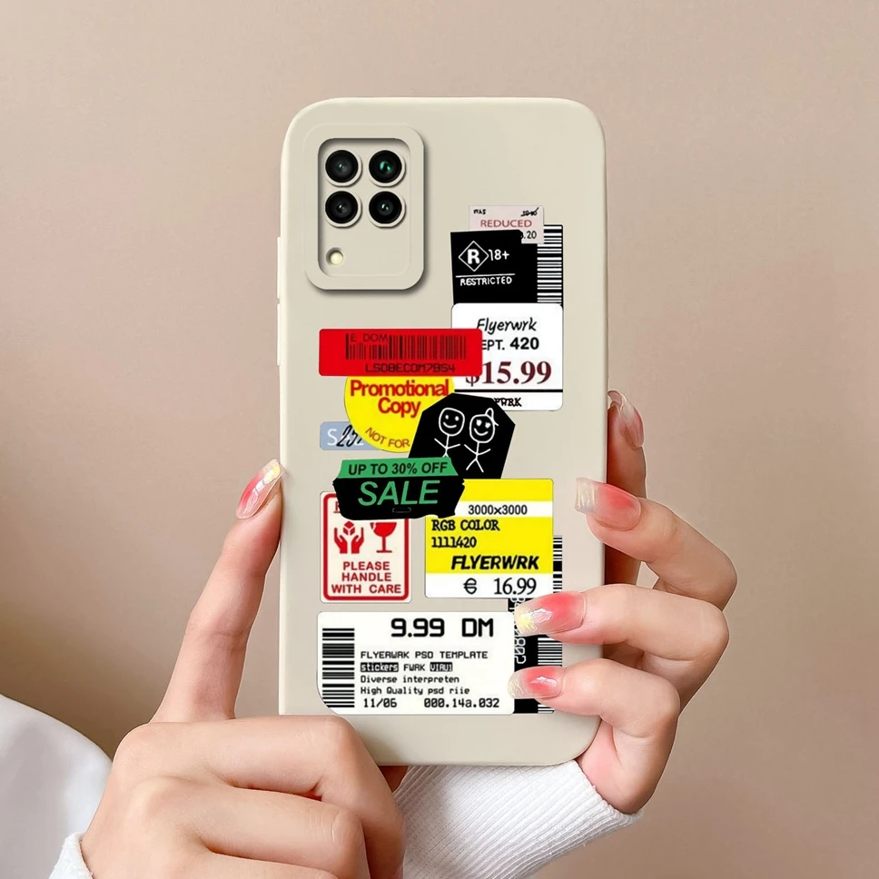 Lovely Astronaut Smooth Liquid Back Cover Case for Huawei P40 Lite Series