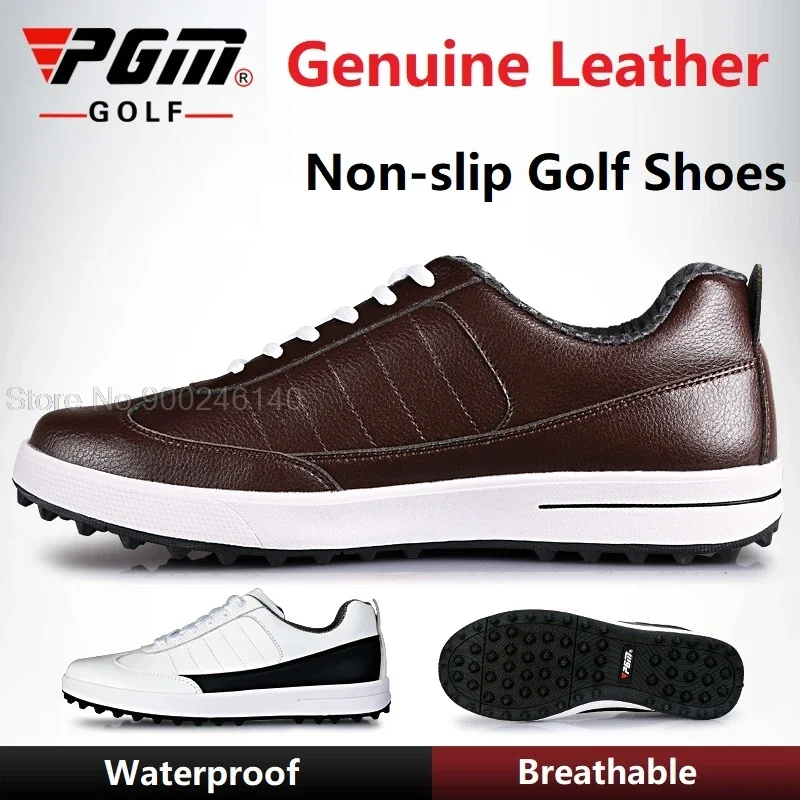 pgm-golf-shoes-men-sport-shoes-pgm-genuine-leather-waterproof-male-golf-sneaker-spikes-anti-slip-shockproof-male-shoes-39-46