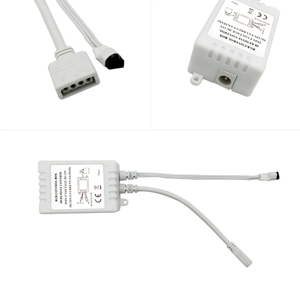 Maestro Pro Dimmersp608e Rgb Led Strip Controller 44-key Ir Remote For 5v- 12v Lighting