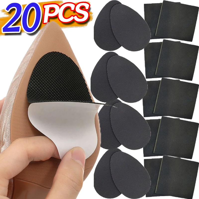 Sole Rubber Non-slip Sticker Shoe Bottom Cuttable Semicircle Patch Shoe Sole Wear Resistant Anti Slip Paster Protection Kit