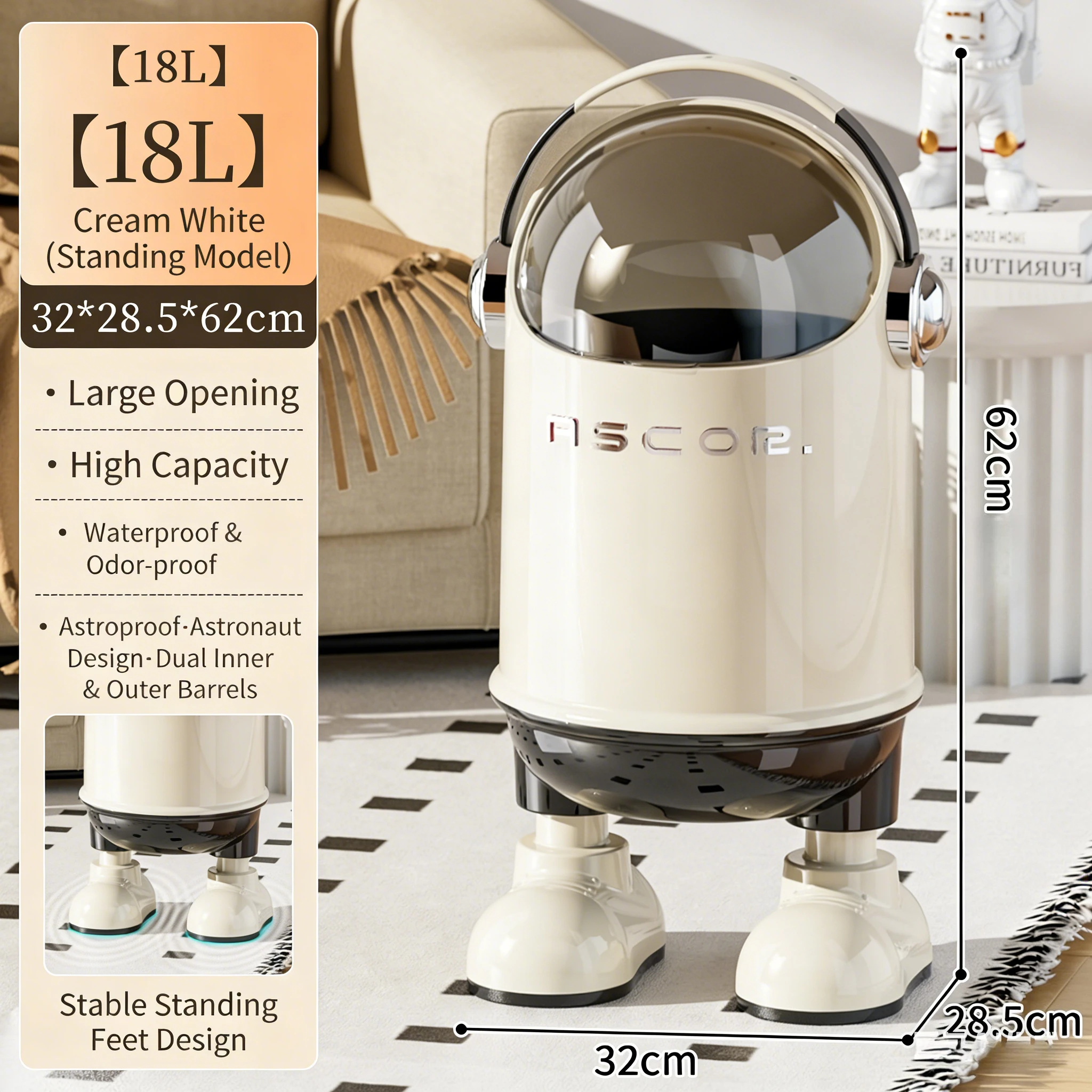 Cream White - 18L
