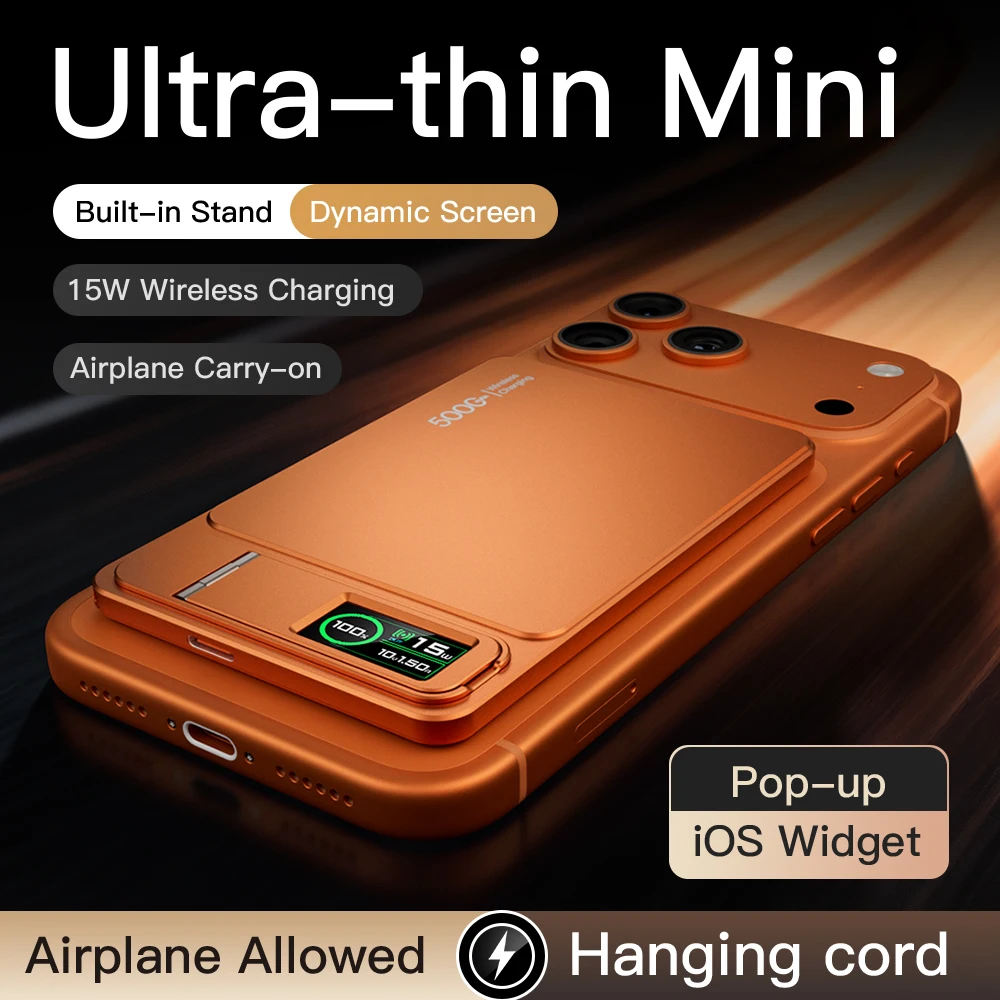 รูปสินค้า แบตเตอรี่พกพา 10000mAh ชาร์จเร็ว MagSafe สำหรับ iPhone & iWatch
