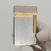 D Brand Gas Lighter Bright Sound Classical Metal Wiredrawing Smoke Gadget High-end Father's Day Collectible Gift 2025 5