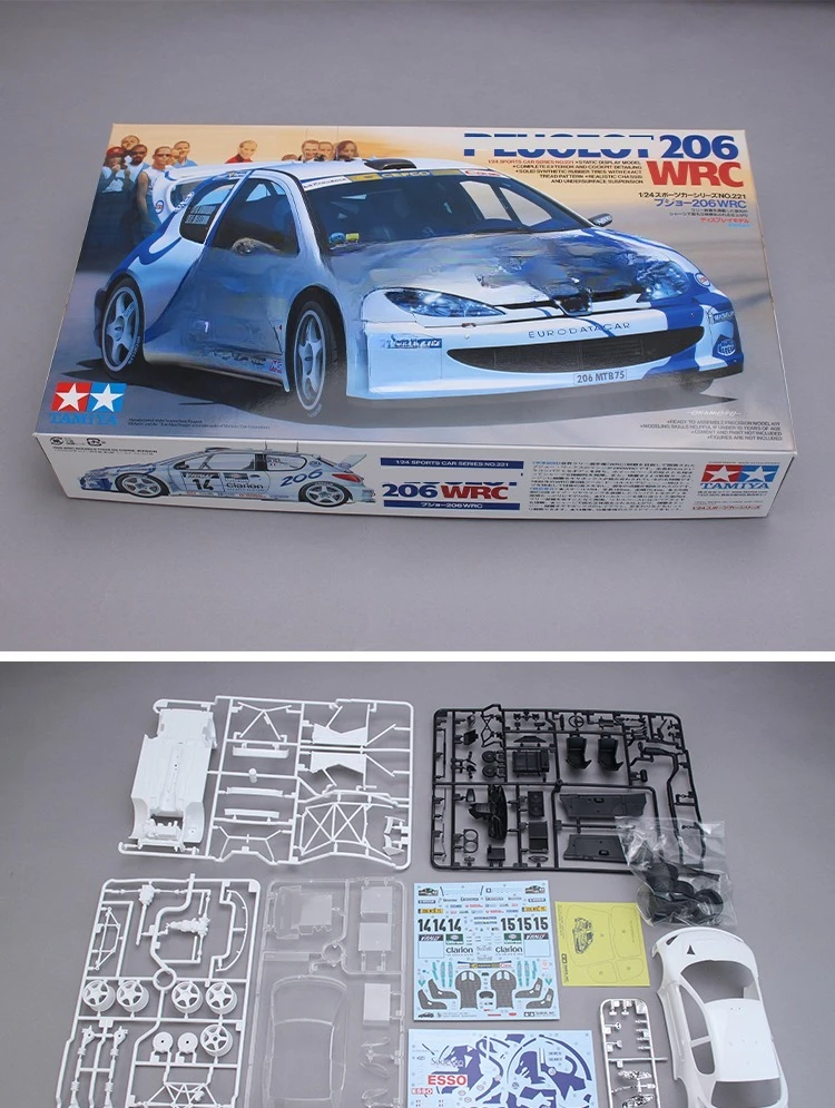 TAMIYA 24221 1/24 Coche de Rally de WRC Kit de Plástico para Armar