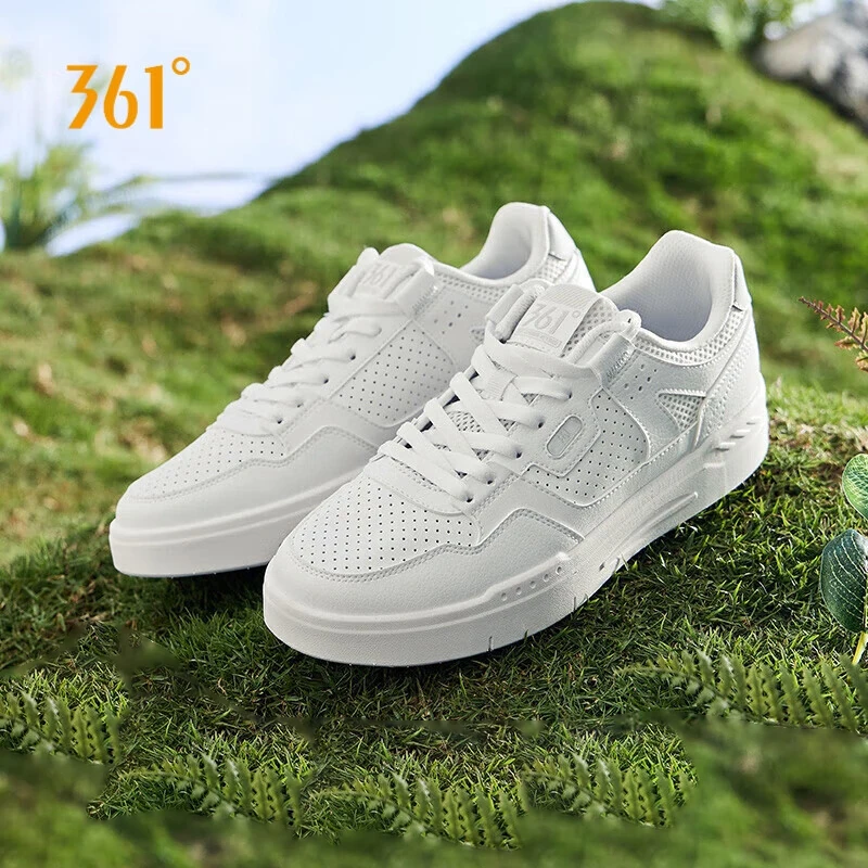 

361 Degrees Skate Shoes Men Balanced Individualistic Color-blocking Versatile Casual Slip-resistant Male Sneakers 672426605