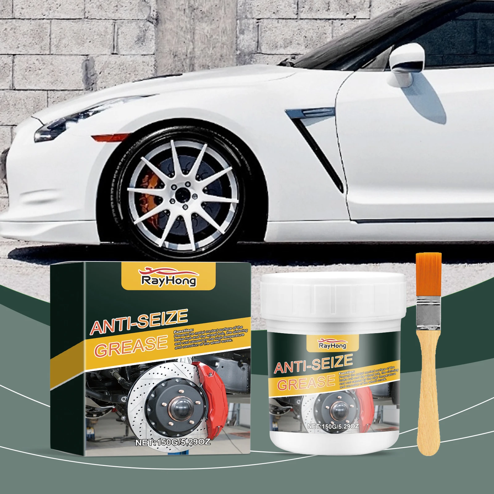 Automotive Brake Grease Lubricant Clearance Brake Pads Squeaking Reduces Friction Send Brushes