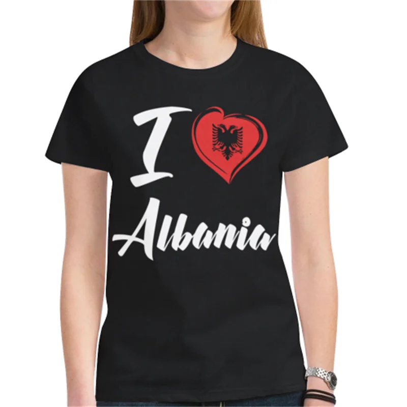 Albanien Herren- und Damen-T-Shirts 3D Fußball-Uniformen Outdoor-Sport Fitness Wettkampf-Training Schnelltrocknende Atmungsaktive Streetwear – Detail 10