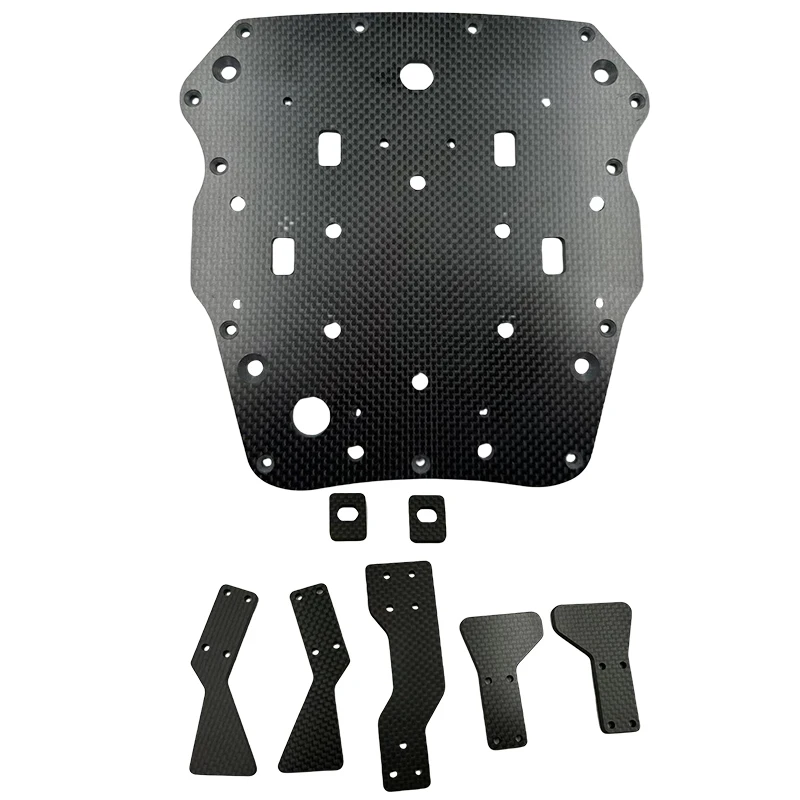 High Strength Pure carbon fiber steering wheel parts CNC Cutting Simracing Carbon Wheel Plate