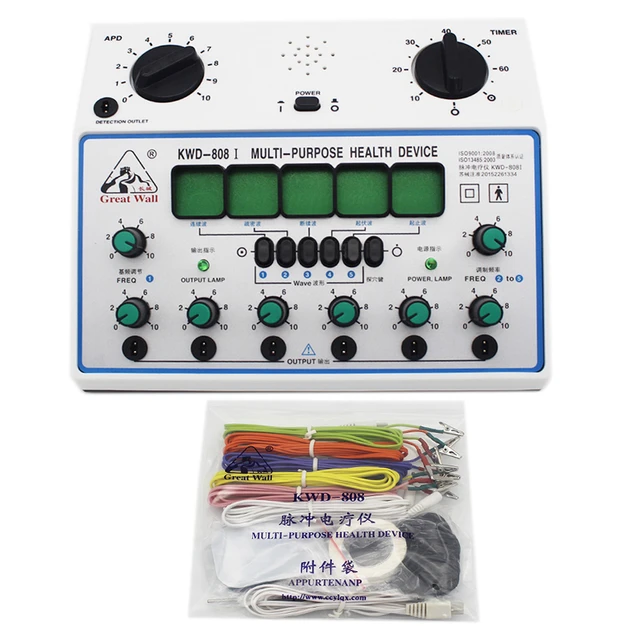 Electric Stimulator Acupuncture Machine KWD808-I 6 Output Patch Massager  Care