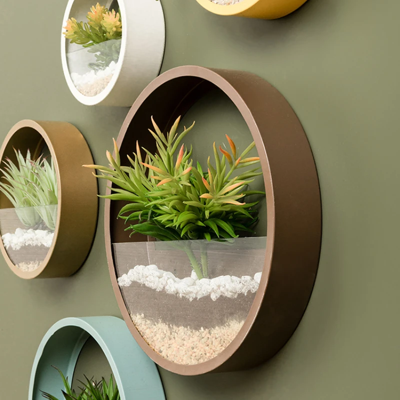 

Restaurant Wall Hanging Wall Hangings Creative Background Wall Plant Decorations Wall Simulation Green Plant Pendant Flower