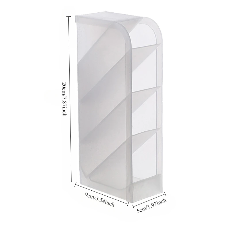 Desk Organizer Desk Organiser Creative Transparent Oblique Insert Pen Holder Desktop Pen Bucket Storage Box Office Holder
