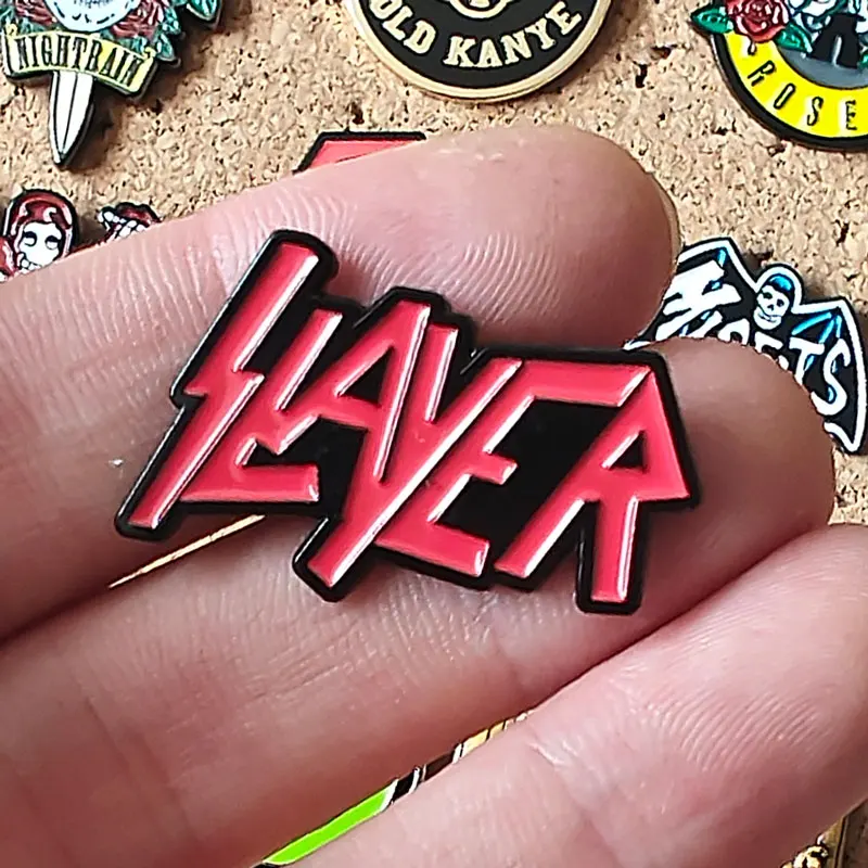 Punk Rock Enamel Pin: Vintage Music Logo Brooch for Women - Trendy Backpack or Hat Accessory Gift