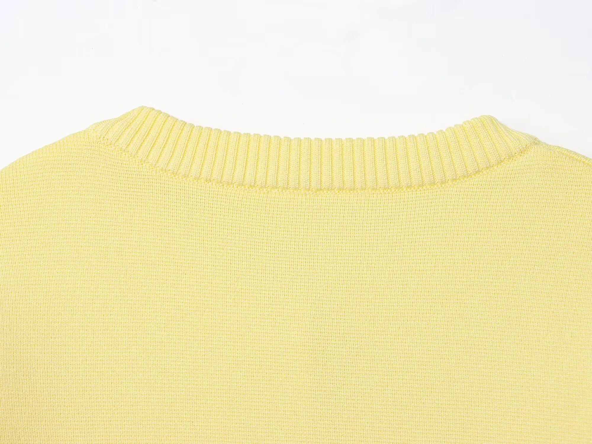 Women Autumn Yellow Sweater Cardigan O-Neck Single Breasted Winter Jumper Outerwear Simple Casual Fashion Long Sleeve Knit Tops