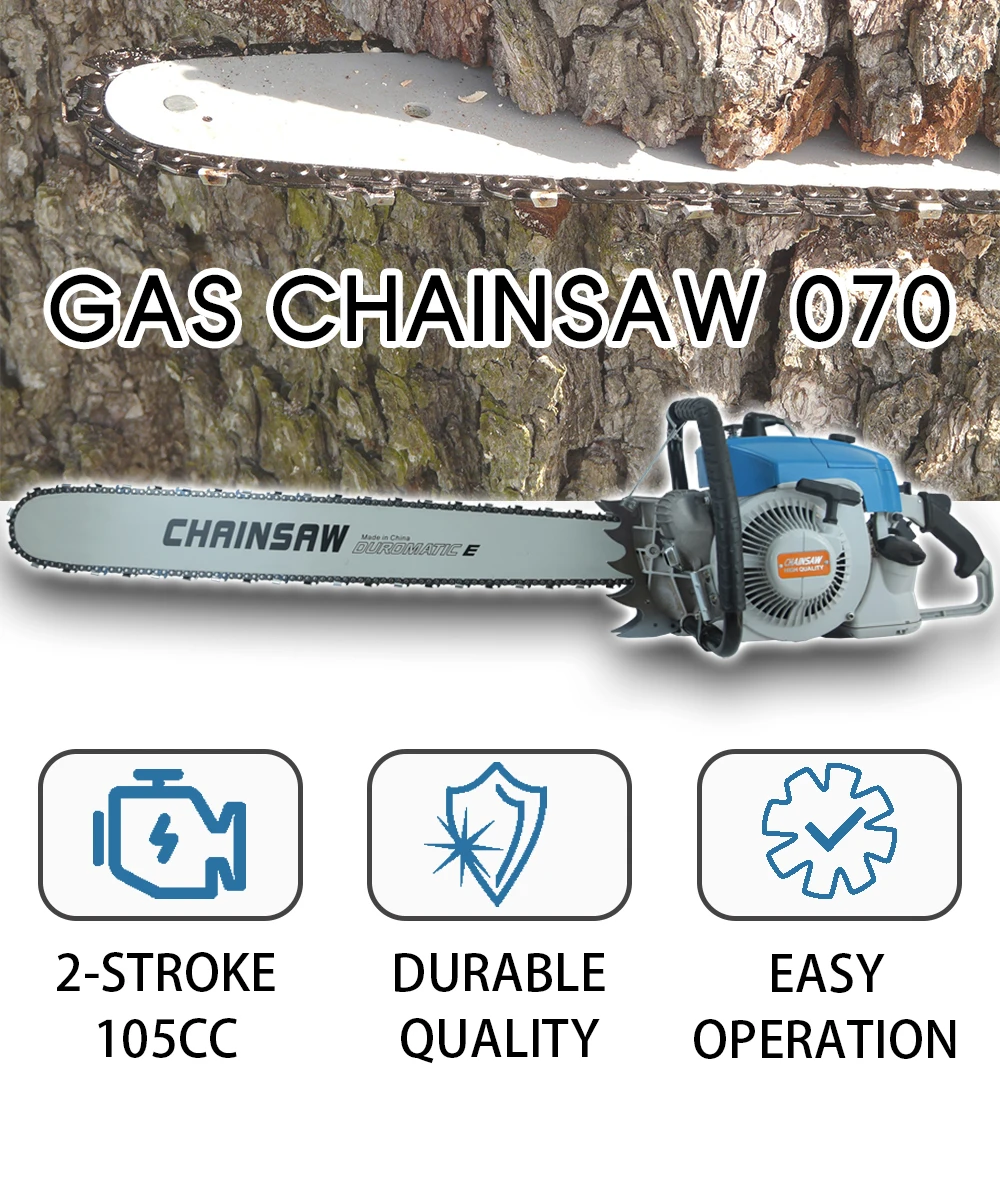 Gardening Machinery 070 Chainsaw 105cc Chainsaw Professional Chainsaw The Whole