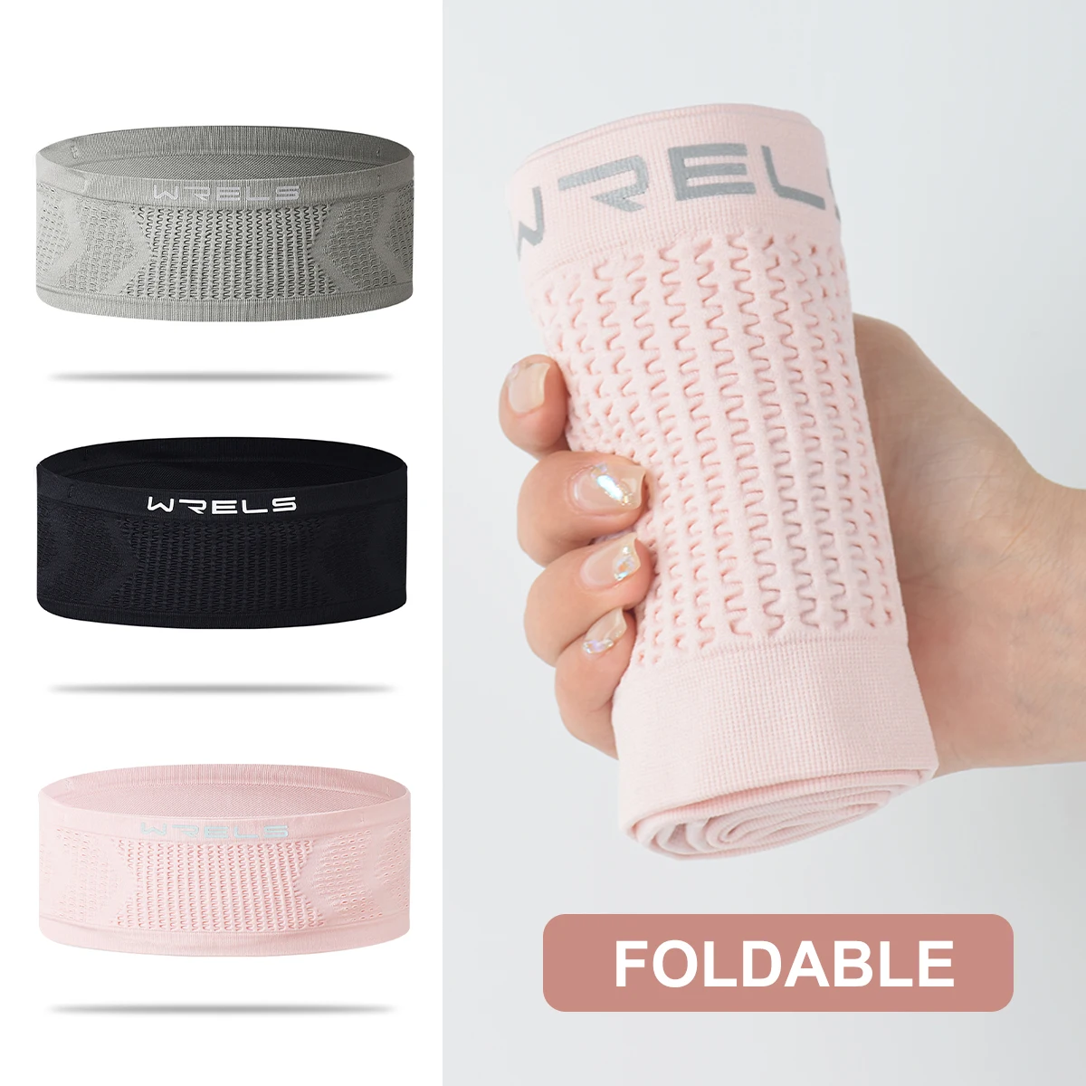 WRELS Invisible Professional Running Waist Bag Lightweight Mobile Phone Bags Portable Elastic Marathon Running Phone Sports