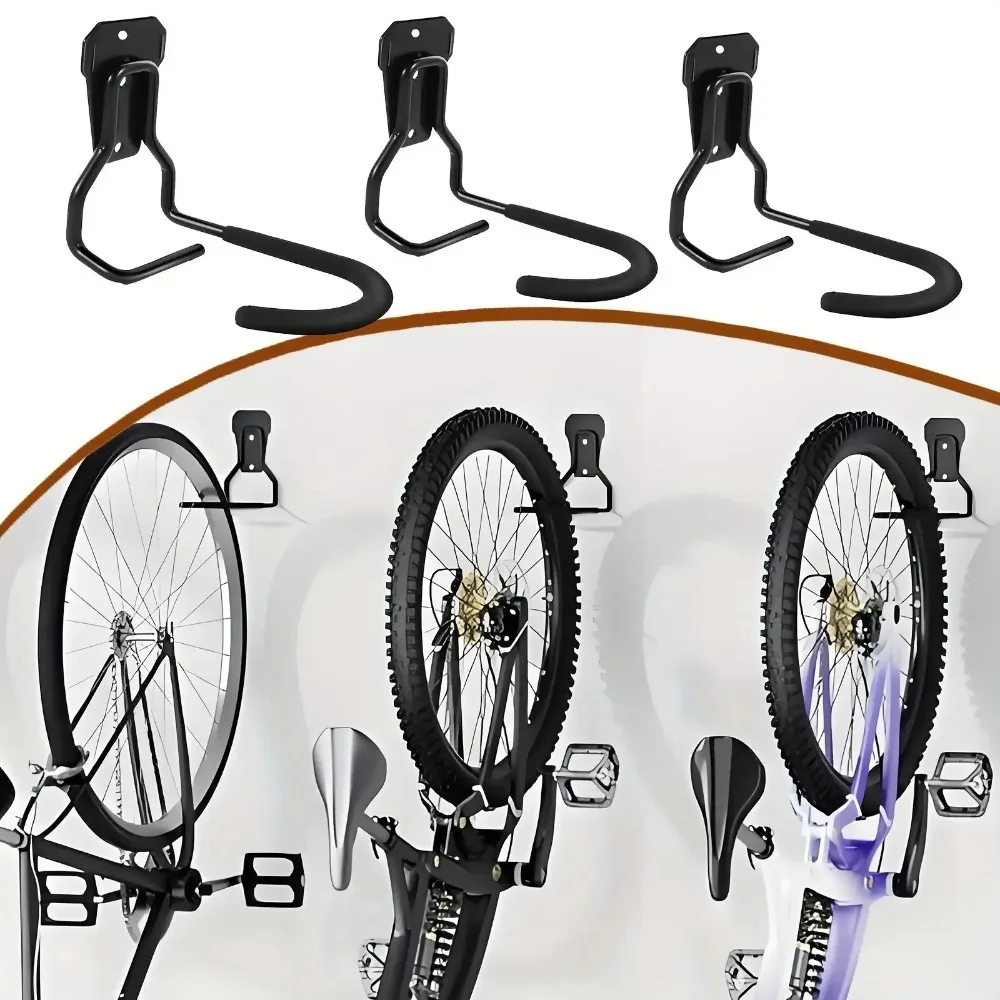Bike Stands Wall Mount Bicycle Stand Holder Rack Hanger Hook Storage Garage Ceiling
