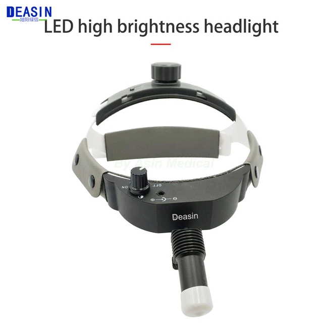 Deason – phare LED chirurgical dentaire noir, luminosité réglable,  équipements de laboratoire médical