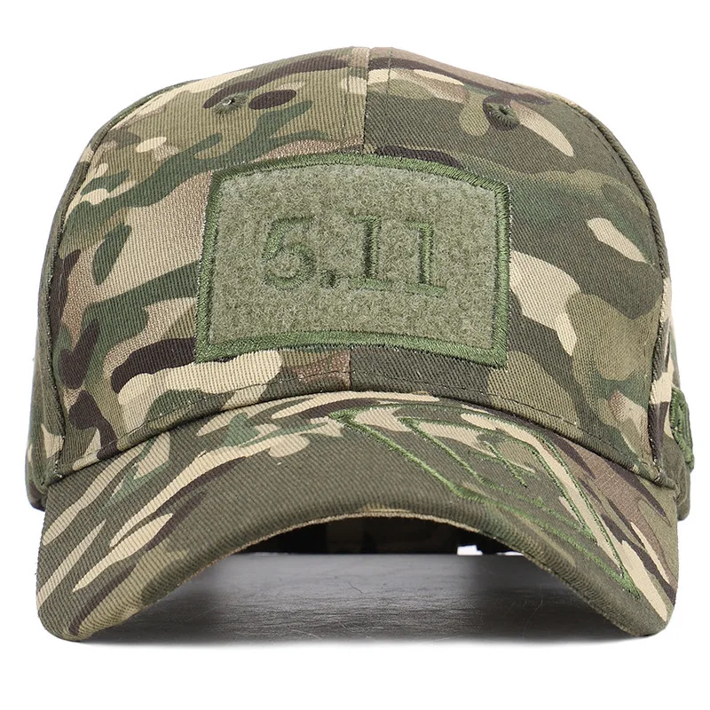 Baseball Cap Tactical Baseball Caps For Men Camouflage Cotton Snapback Green Jungle Game Hat Fishing Sports camping cap