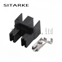 10 ชุด 2 WAY H7 รถหญิง 2 ขาเชื่อมต่อยานยนต์ปลั๊ก SOCKET รวม Terminal DJ7029C-6.3-21 5