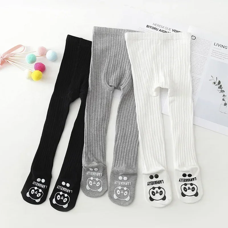 Baby Girls Tights Kid Anti-slip Cotton Pantyhose Toddler Infant Cartoon Legging Spring Fall Children's Korean Style Clothes