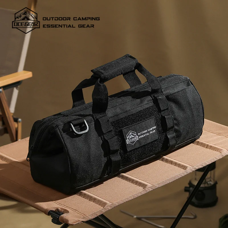 

Outdoor Camping tool bag Blackened Tactical bag Multifunctional Camping tent accessories wind Rope nail hammer storage bag