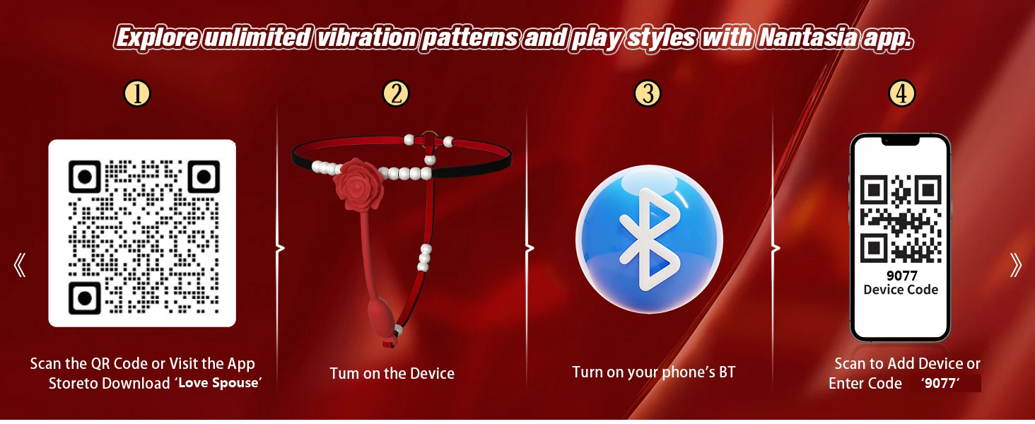 Silicone Vibrator with rose detail, pearl trim, and discreet private wellness styling