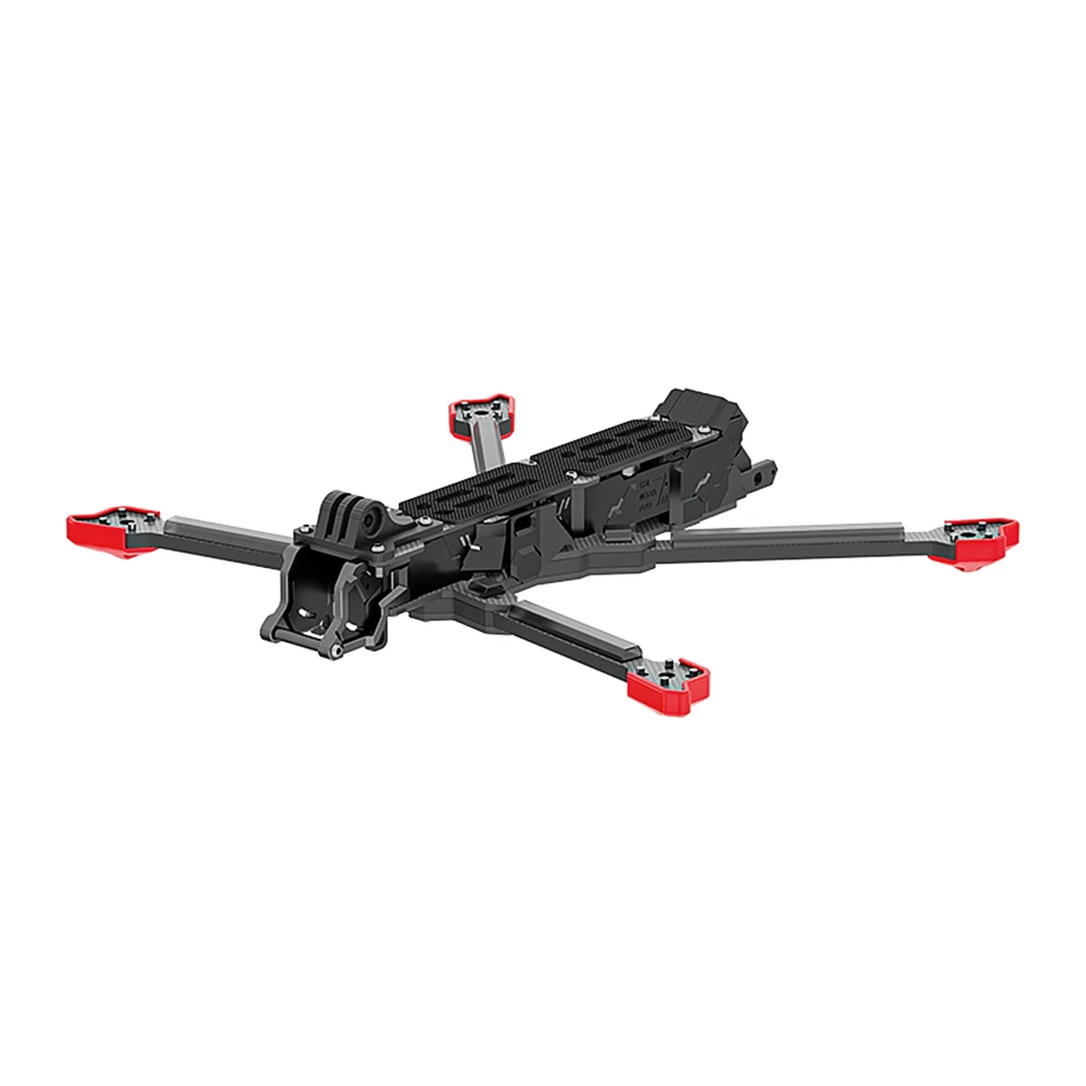 Kit châssis iFlight Chimera7 Pro V2 O4 7 pouces posé sur fond blanc, bras repliés, prêt pour montage FPV.