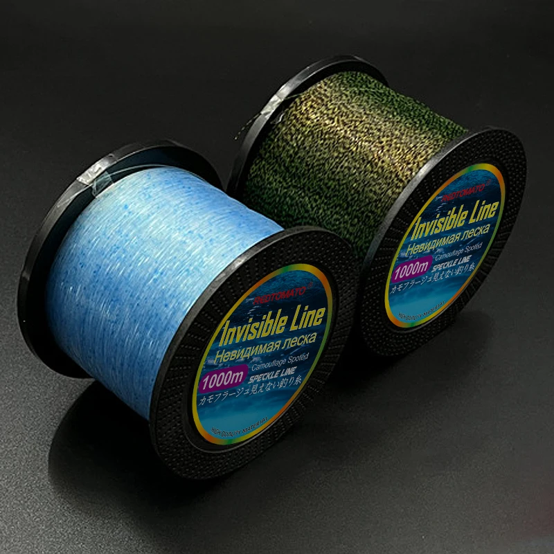 1000m Invisible Fishing Line Spoted Monofilament 3D Camouflage
