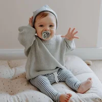 Kinder Baby Pullover gestrickt Herbst Winter – Bild 4