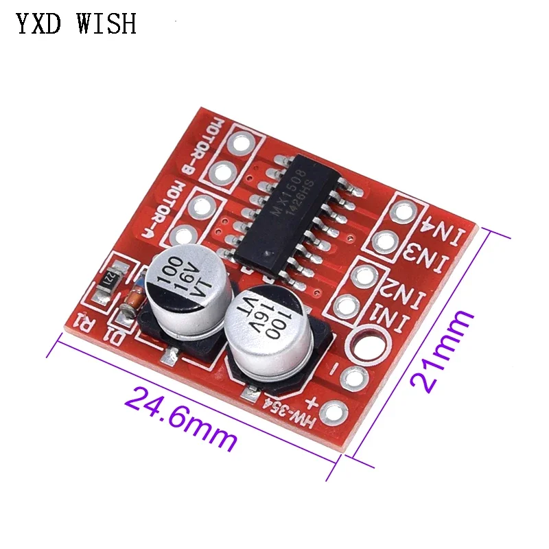 L298N Mini DC Motor Drive Module Reversing PWM Speed Dual H Bridge Stepper Motor Board 10pcs