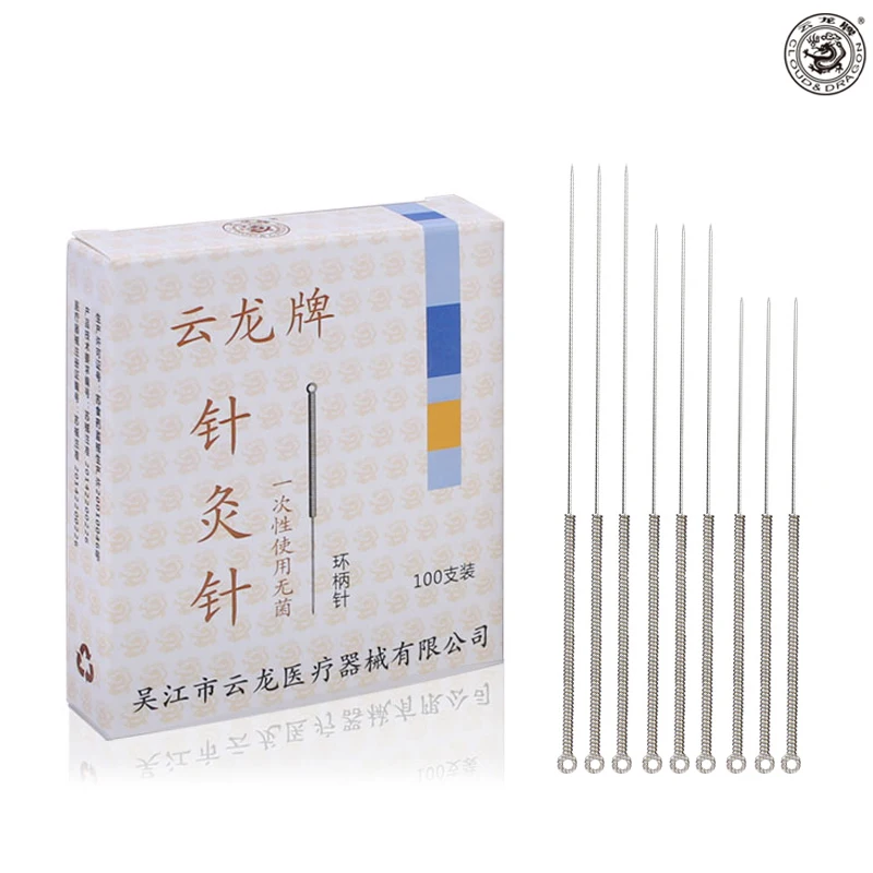 Disposable Acupuncture Needle Blessfun Chinese Traditional Disposable Sterile Acupuncture Needles ZhenJiu Needle For Single Use 100pcs Per Pack