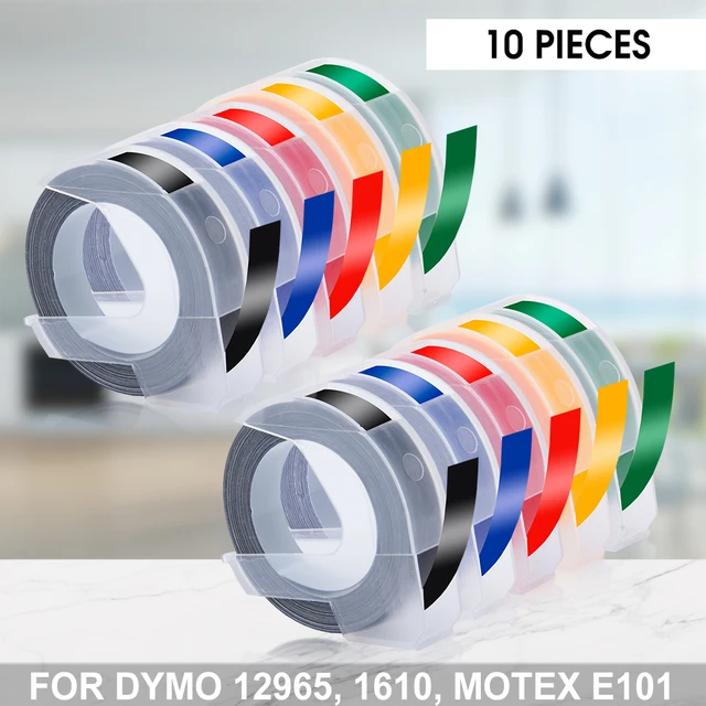Original DYMO Omega Home Embossing Label Maker OR 3D Embossing Label Tape  9mm*3m