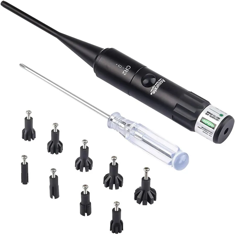 Bore Sight Kit Red Laser Boresighter for 0.17 to .54 Caliber For Hunting