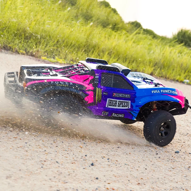 JJRC Brushless Remote Control Car 1/10 Large Rc High Speed Four Wheel Drive Short Card Climbing Off Road Vehicle Toy C8826 