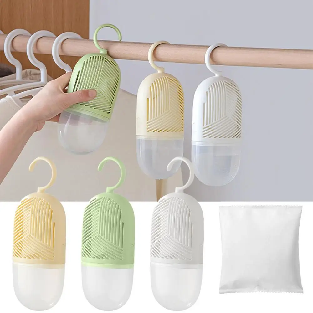 Description Picture 2 of itemCloset Dehumidifier Reusable Drying Agent Hygroscopic AntiiMold Desiccant Bags Wardrobe Hanging Moisture Bag Absorbing Bags