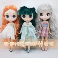 ICY DBS Blyth Doll 1/6 Joint Body 30CM BJD toys Natural shiny face with extra hands AB DIY Fashion Dolls girl gift 1