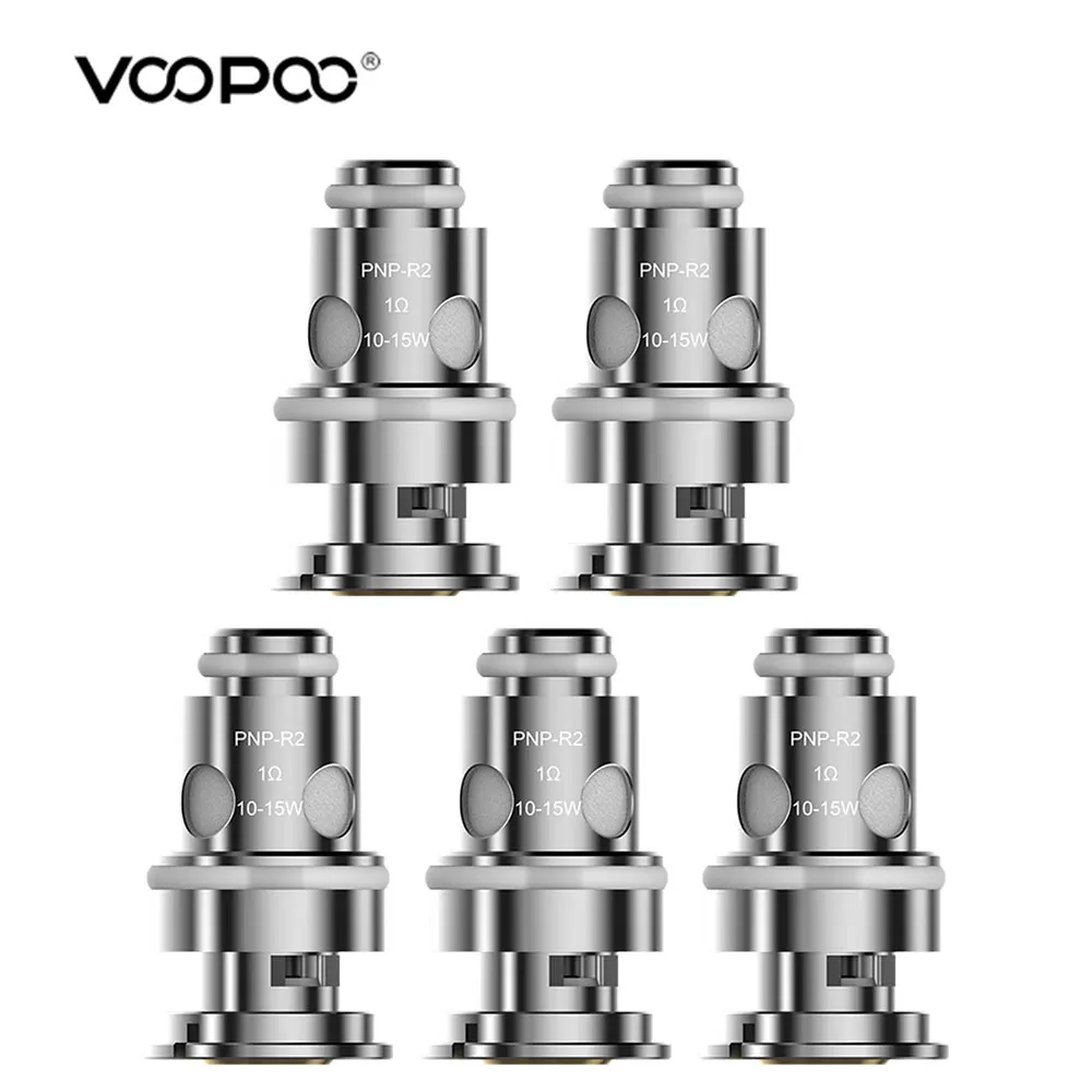Original VOOPOO PnP R2 Coils 1.0ohm MTL Replacement Coil Heads For