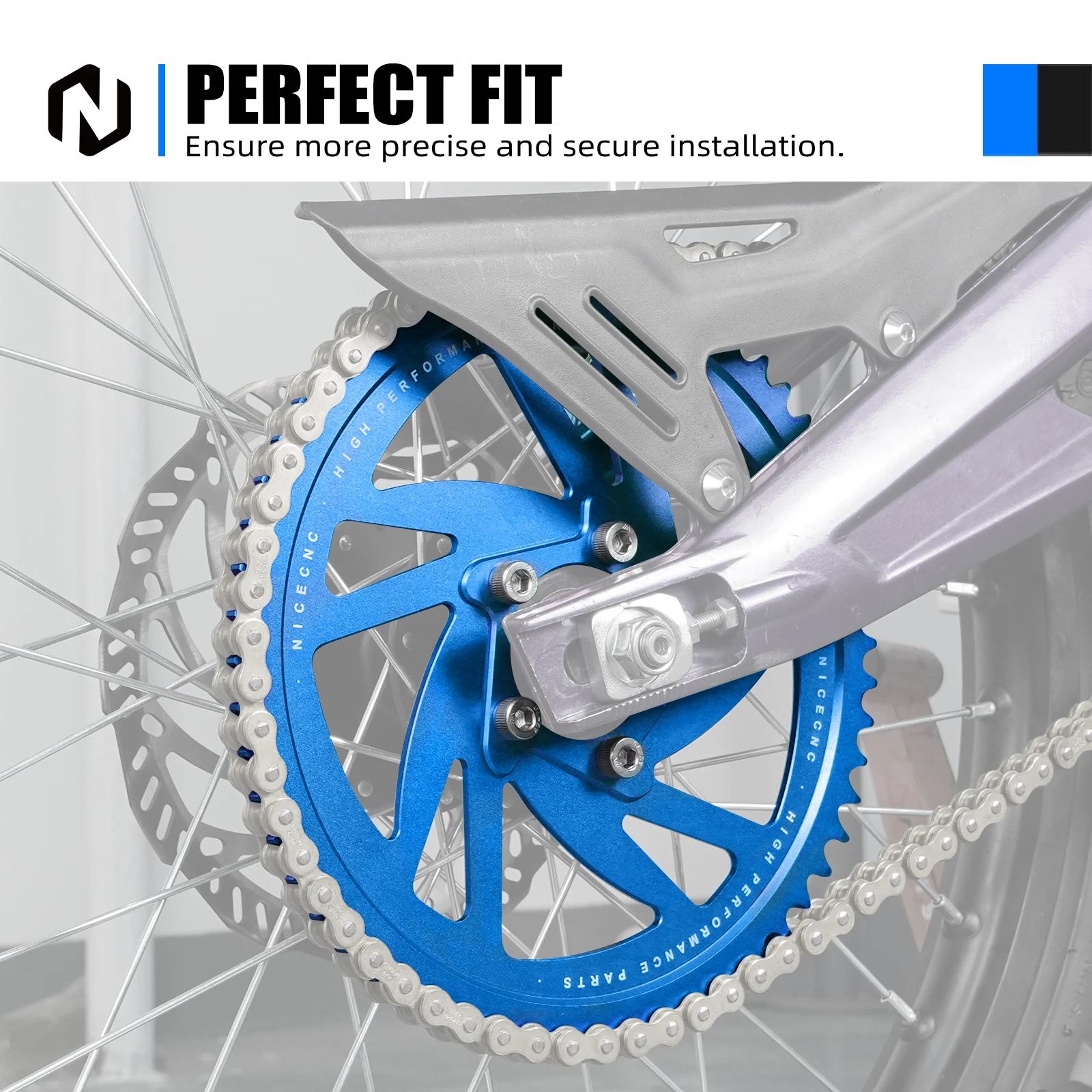 NICECNC Für 2025 2024 Surron Light Bee X S L1E Surron Ebike 48 Zähne 58 Zähne Kettenrad Verbesserte Teile Für Segway X160 X260 – Detail 27