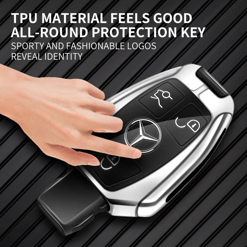 Car Key Case key case cover key case car key shell For Mercedes-Benz A B C E G S V Class GLA GLC GLE GLK Vito Sprinter SL SLK Viano ML