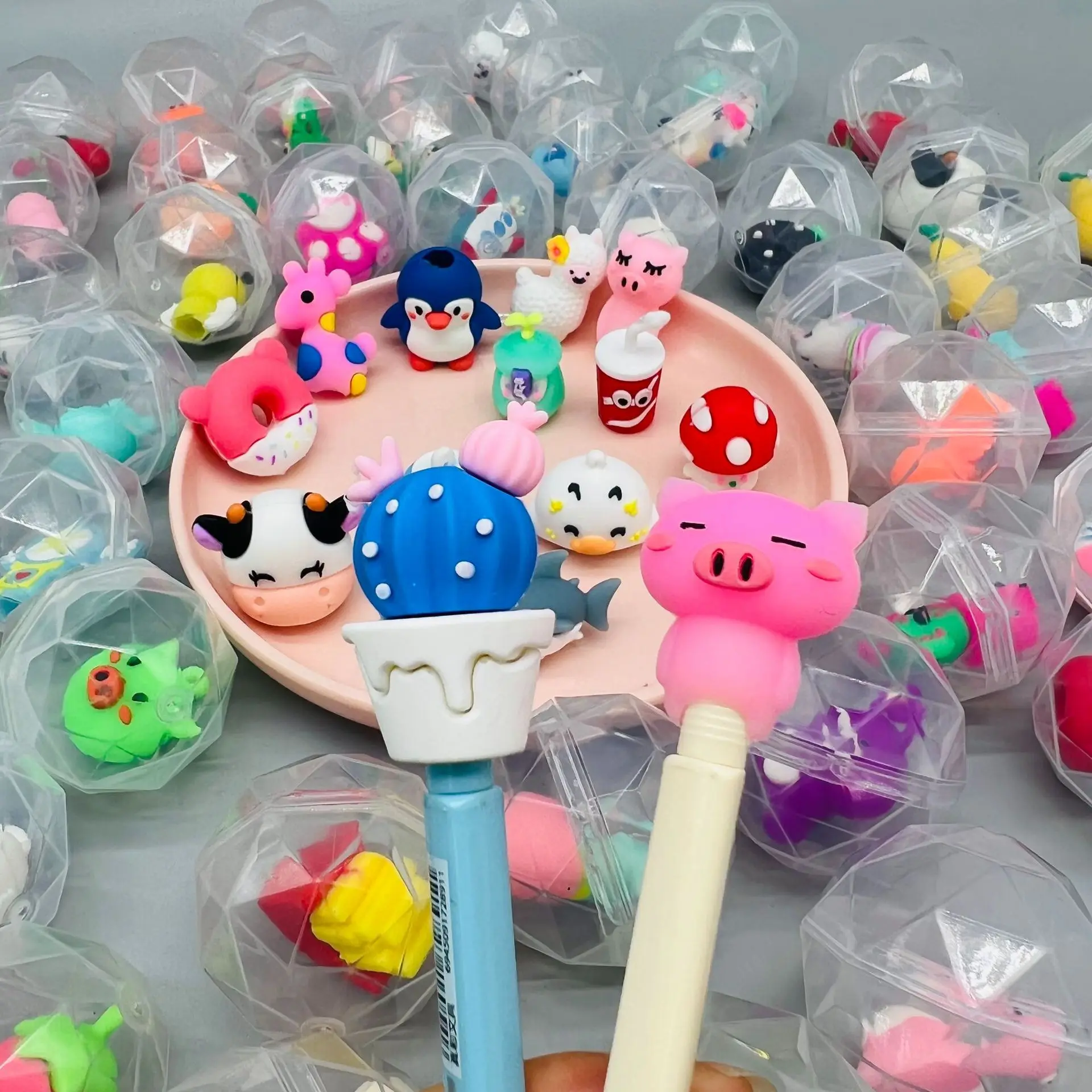 

45 мм Алмазная капсула Gacha шар кристалл круглая наклейка игрушка машина Gacha смешанный пластиковый прозрачный Подарочный шар