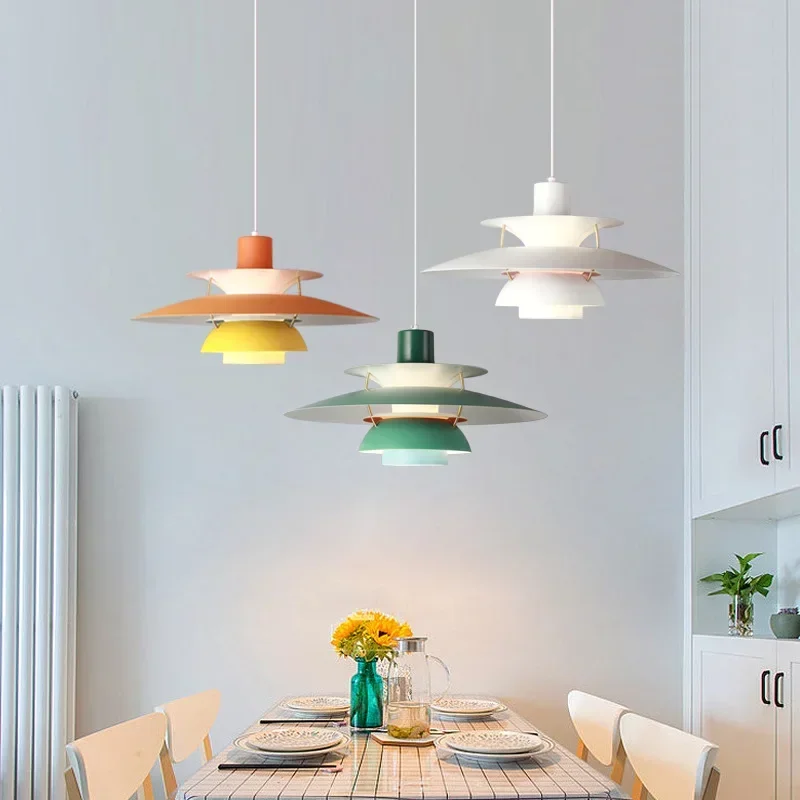 

Nordic Danish Designer LED Pendant Light for Dining Room Table Hanging Lamp Suspension Chandelier E27 Luminaire Lights Fixtures