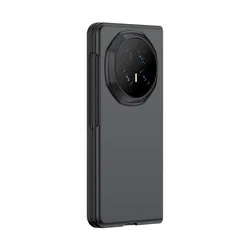 Durable Hard Shell Phone Case - Solid Color Protective Back Cover for Honor Magic V5 (Black)