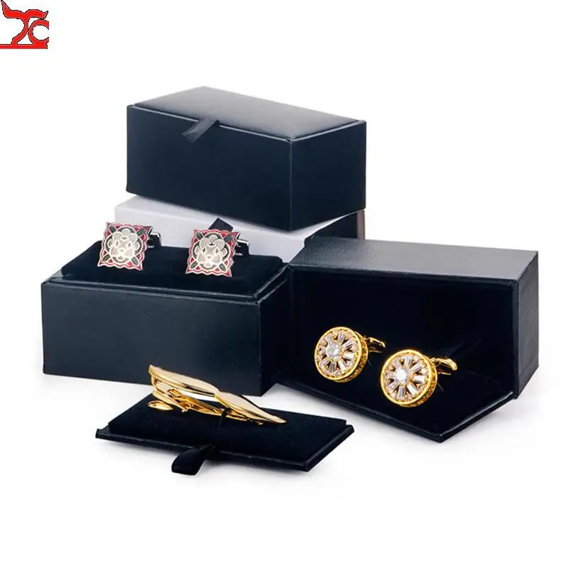 50pcs-classical-black-cufflink-box-fashion-gemelos-storage-case-brooch-tie-clip-box-packaging-craft-badge-gift-box-8-4-3cm-free