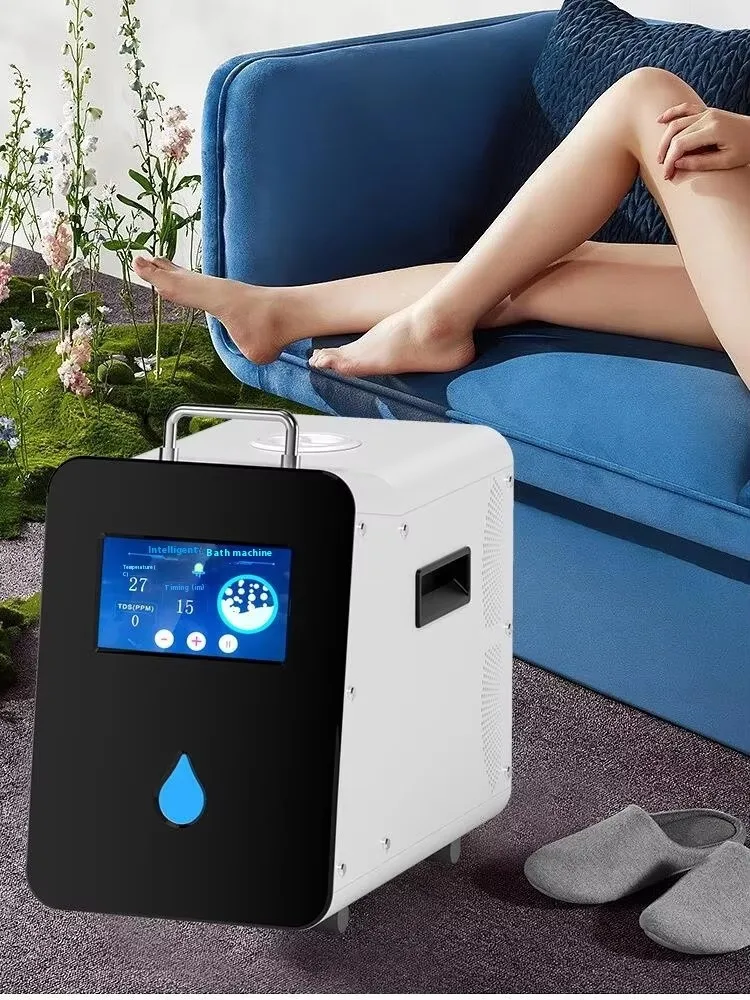 Home intelligent hydrogen production bath machine, SPE electrolysis technology, safe, antioxidant, and skin protection