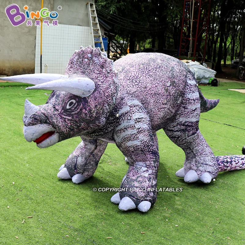 Jurassic Theme Giant Inflatable Dinosaur Balloon Replica 3m Length For Children Park Yard Event Decoration Toys 4